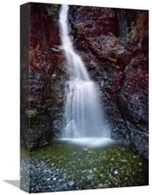 12 x 18 in. Waterfall in Creek Along Gold River Highway, Vancouver Island, Canada Art Print - Matthias Breiter