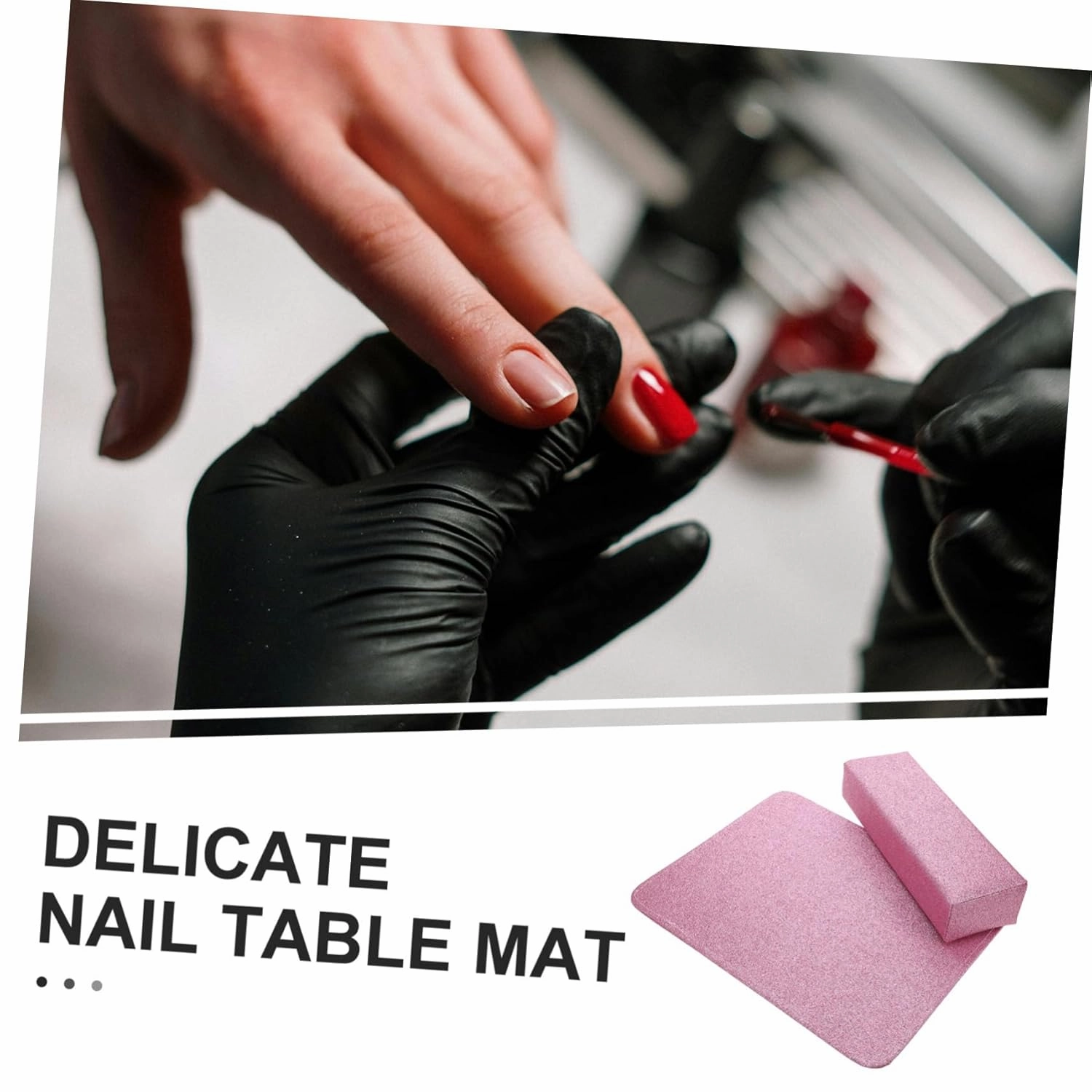 1 Set Nail Art Hand Rest Pillow Microfiber Nail Cushion for Salon DIY Use with Superior Comfort Easy to Clean Manicure Accessory