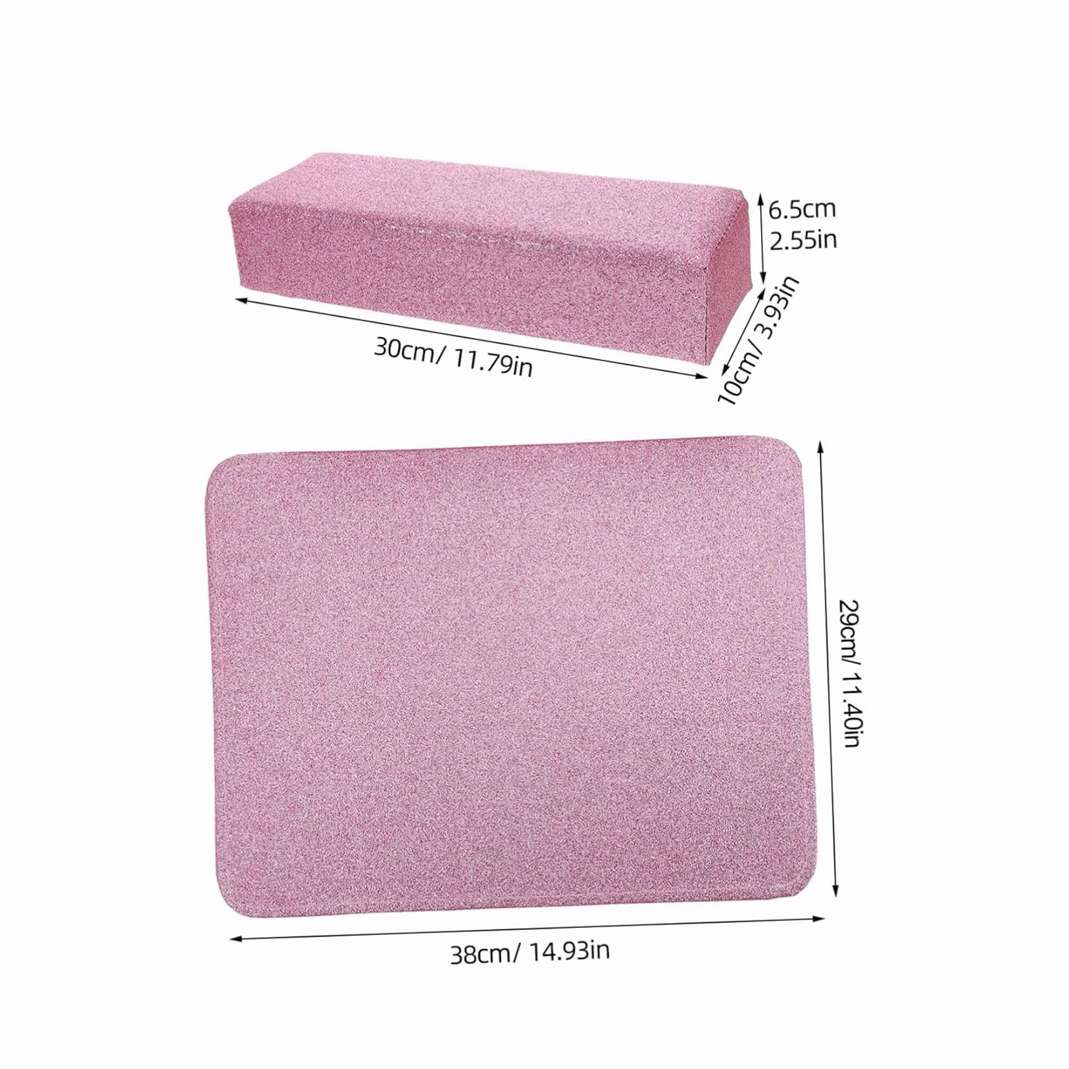 1 Set Nail Art Hand Rest Pillow Microfiber Nail Cushion for Salon DIY Use with Superior Comfort Easy to Clean Manicure Accessory