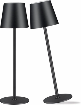 2 Pack Cordless Table Lamp,Portable LED Desk Lamp, 6000mAh Battery Operated, 3 Color Stepless Dimming Up, for Restaurant/Bedroom/Bars/Outdoor Party/Camping/Coffee Shop Night Light