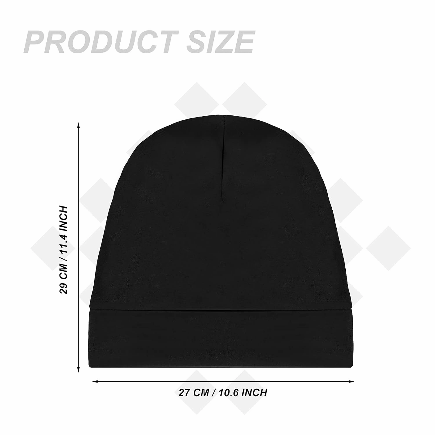 4 Pieces Satin Lined Hair Cover Satin Sleep Bonnet Adjustable-Designed Sleeping Beanie Stay on No Fading Cap for Men