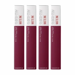 4x Maybelline Superstay Matte Ink City Lip Colour 5ml 115 Founder