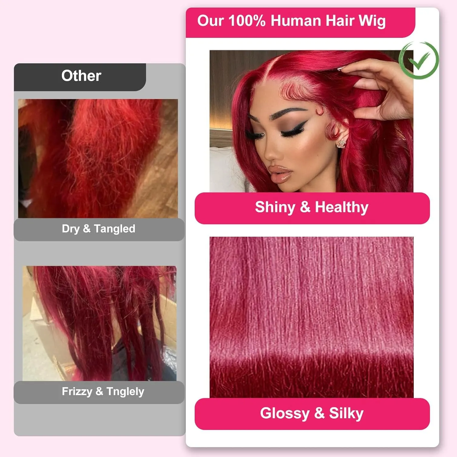 99J Burgundy Lace Front Wigs Human Hair 13x6 HD Lace Front Wigs Human Hair Pre Plucked with Baby Hair 180% Density 32 Inch Straight Burgundy Wig Human Hair for Women