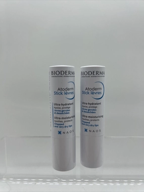 (2) Bioderma  Atoderm Lip Stick Balm Ultra Hydrant 4g