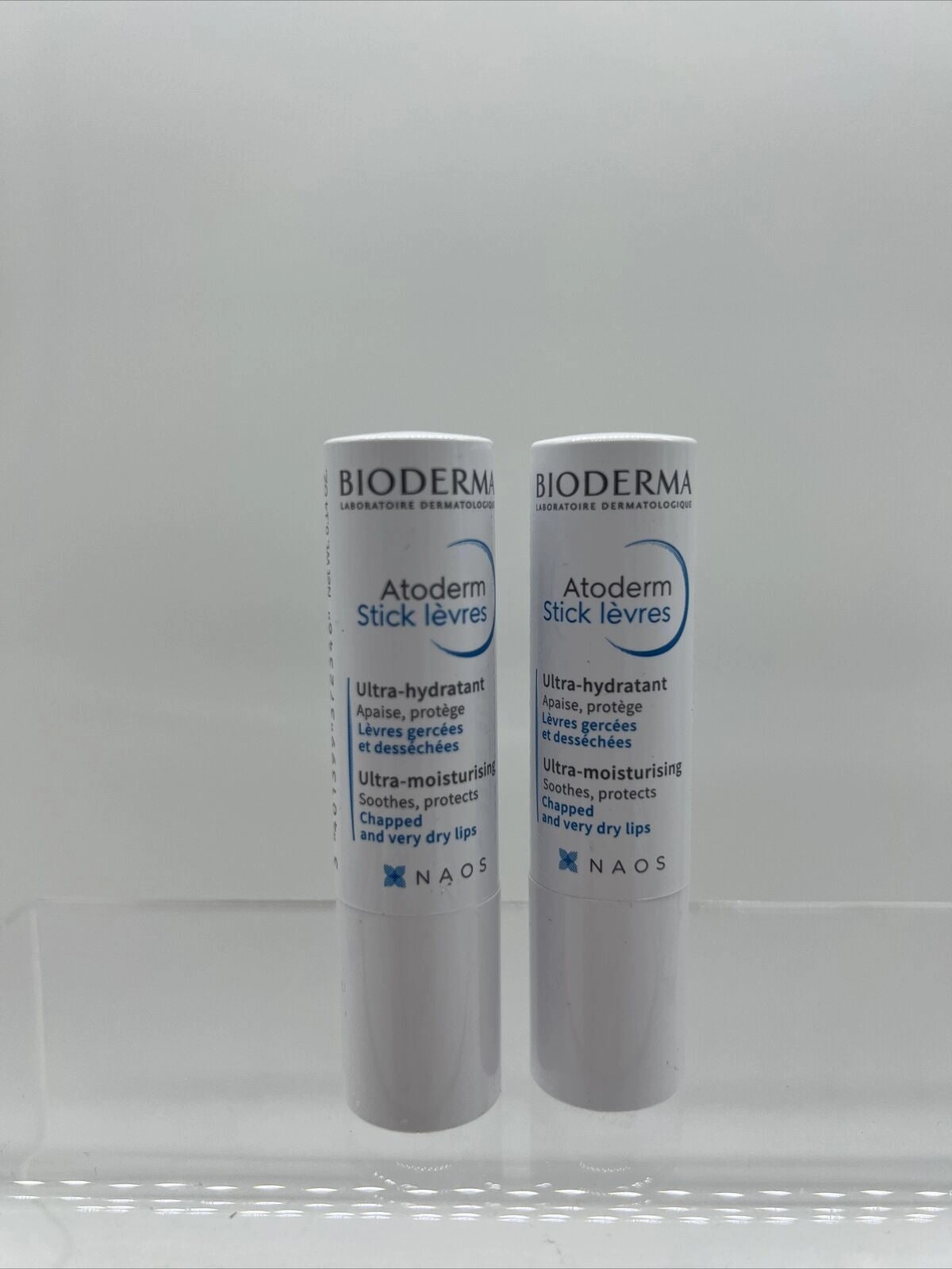(2) Bioderma  Atoderm Lip Stick Balm Ultra Hydrant 4g