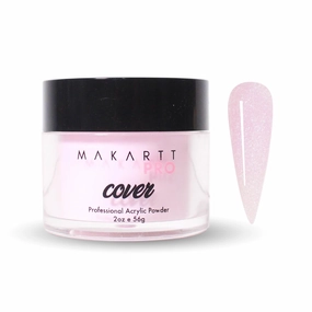 Acrylic Nail Powder 2oz – Pink Pearl Cover Powder for Nail Extensions, Ideal for Professional Nail Technicians