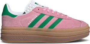 adidas Gazelle Bold Women's Sneakers, True Pink/Green/Cloud White, Size 10