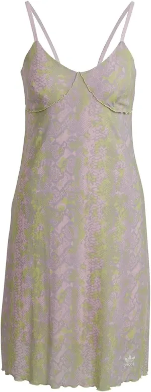 adidas Originals Womens Snake Mesh Dress, Clear Pink