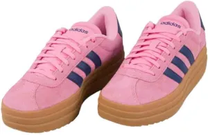 adidas VL Court Bold Womens Platform Shoes, Pink/Blue, 8.5
