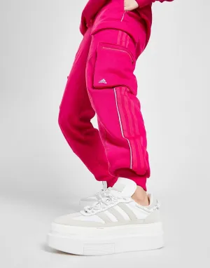 ADIDAS X Ivy Park Unisex Cargo Loose Fit Sweatpants, Bold Pink, XS