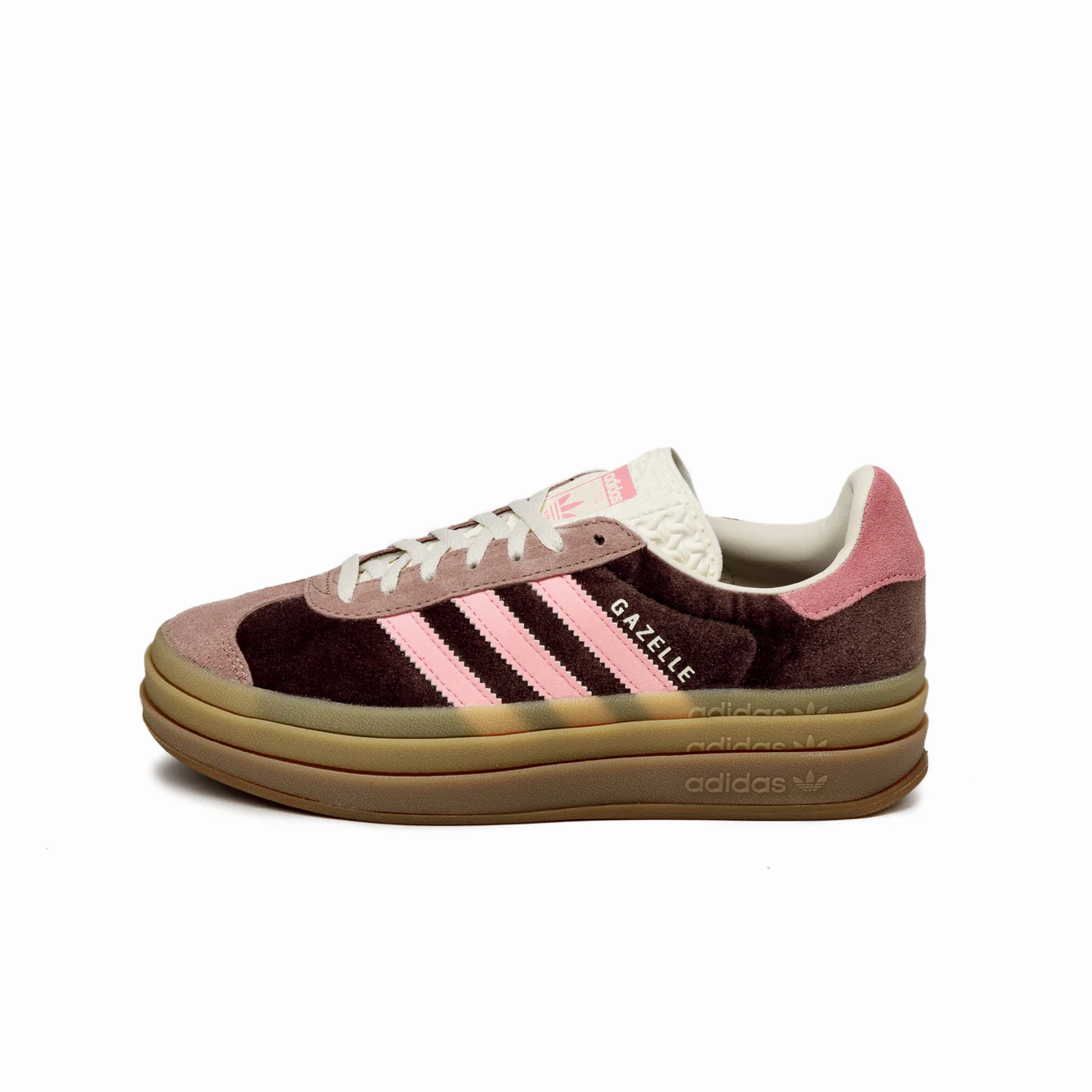 Adidas Gazelle Bold 'Shadow Brown Glow Pink Velvet' (Women's)
