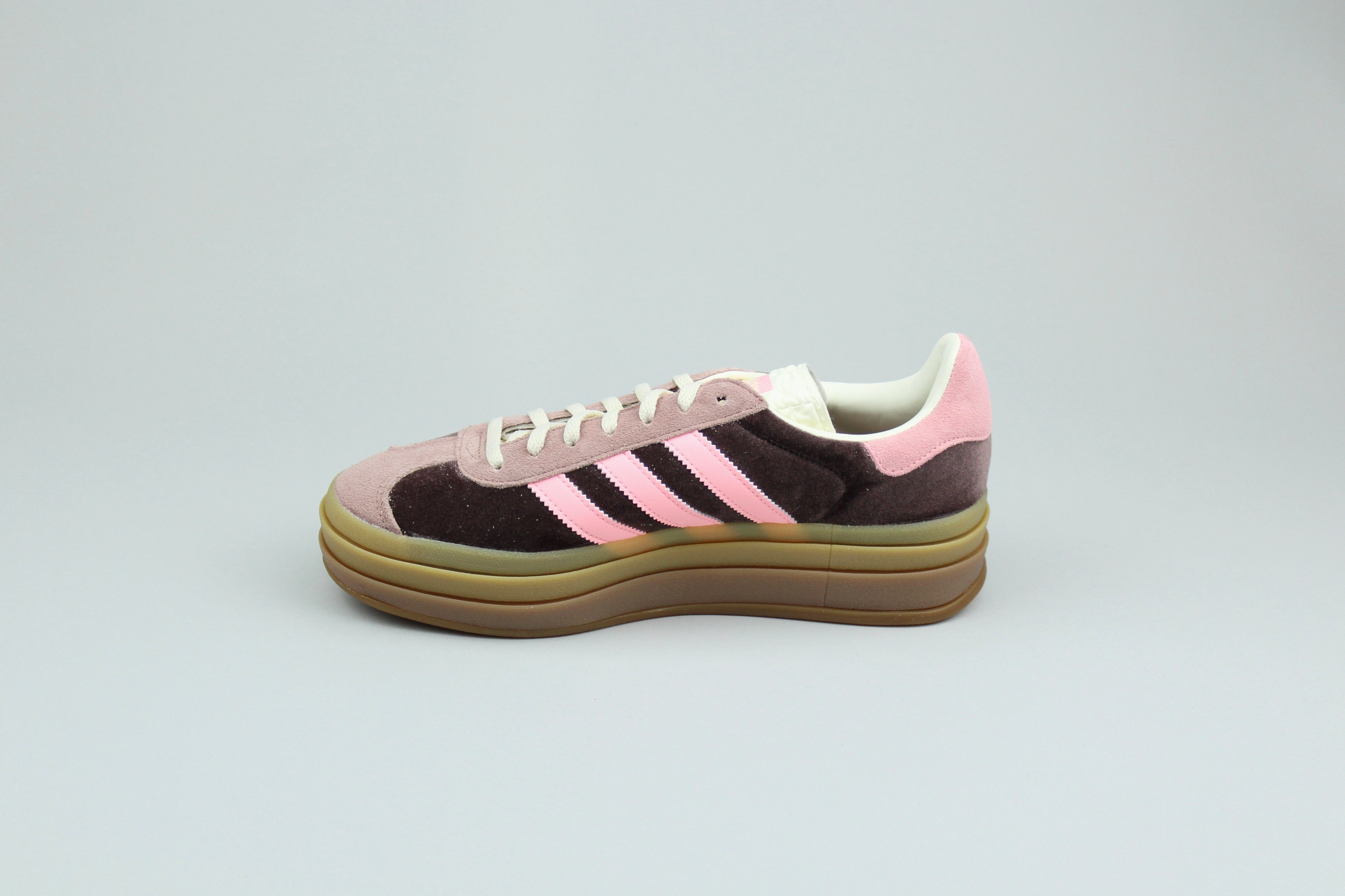 Adidas Gazelle Bold 'Shadow Brown Glow Pink Velvet' (Women's)
