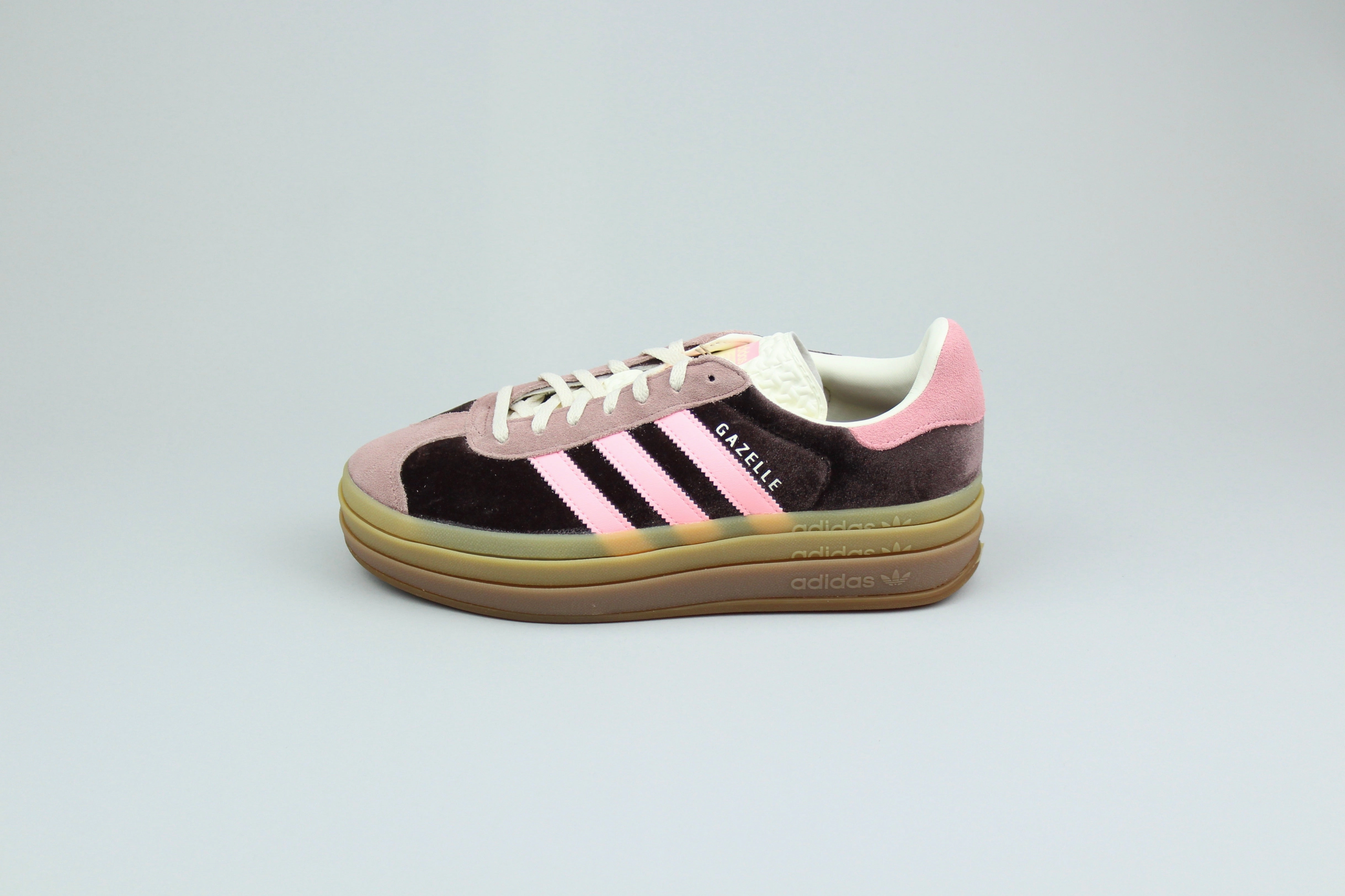 Adidas Gazelle Bold 'Shadow Brown Glow Pink Velvet' (Women's)