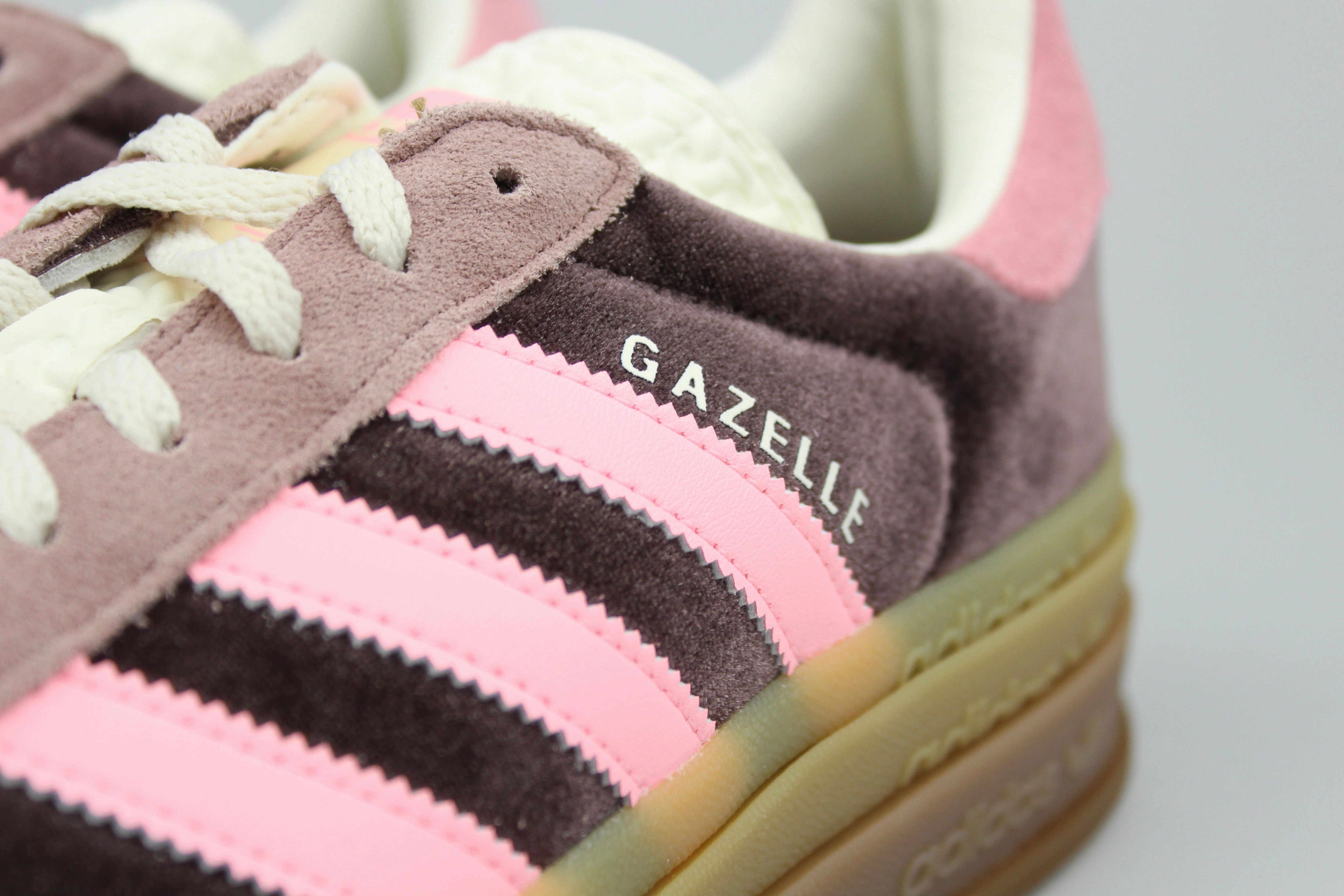 Adidas Gazelle Bold 'Shadow Brown Glow Pink Velvet' (Women's)