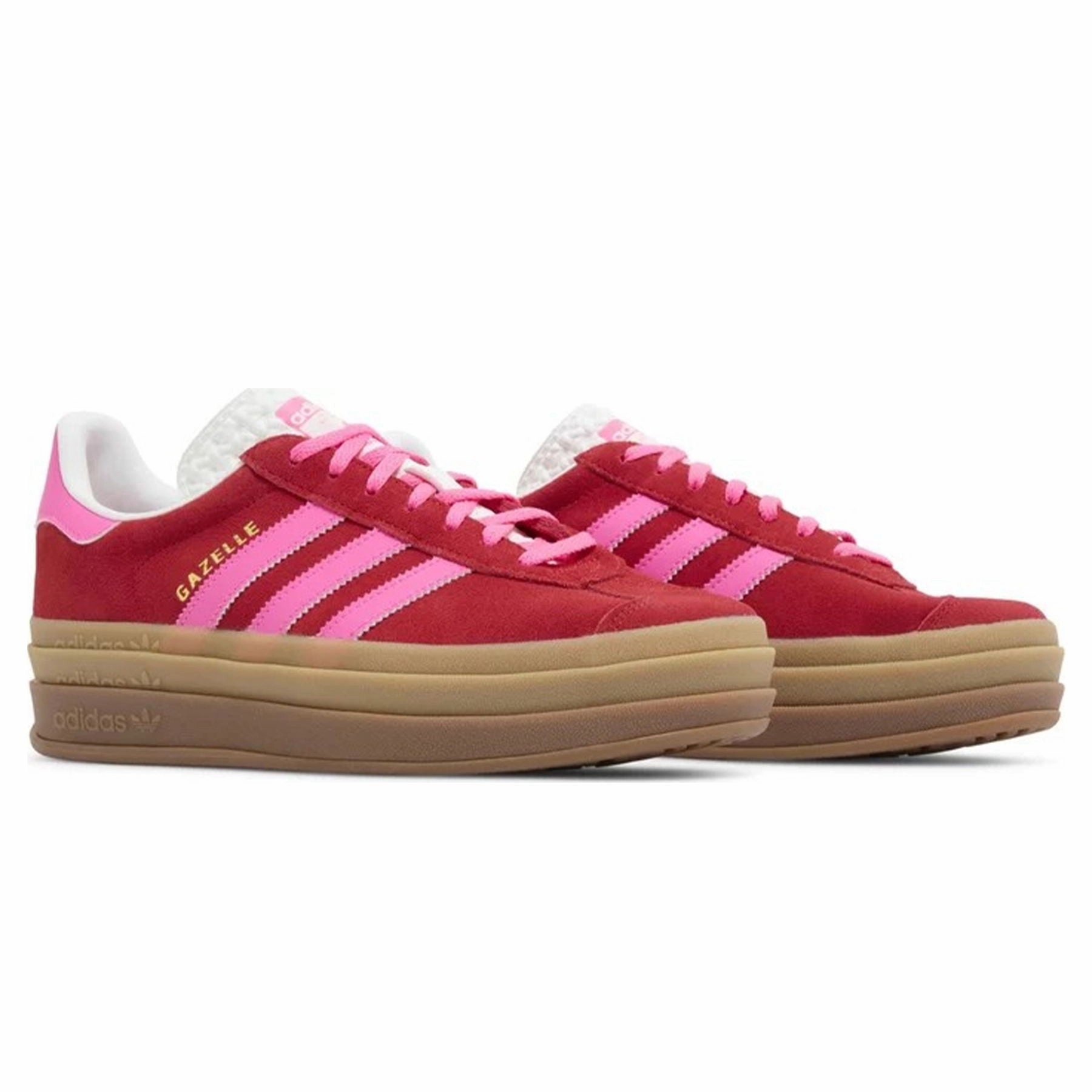 adidas Gazelle Bold Wmns 'Collegiate Red Lucid Pink'