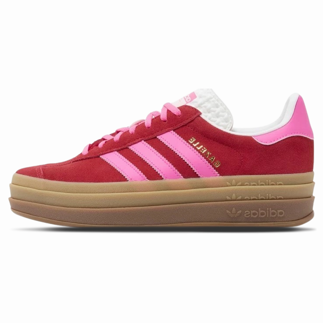 adidas Gazelle Bold Wmns 'Collegiate Red Lucid Pink'