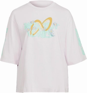 adidas Originals Womens Always Original Oversized Tee, Almost Pink