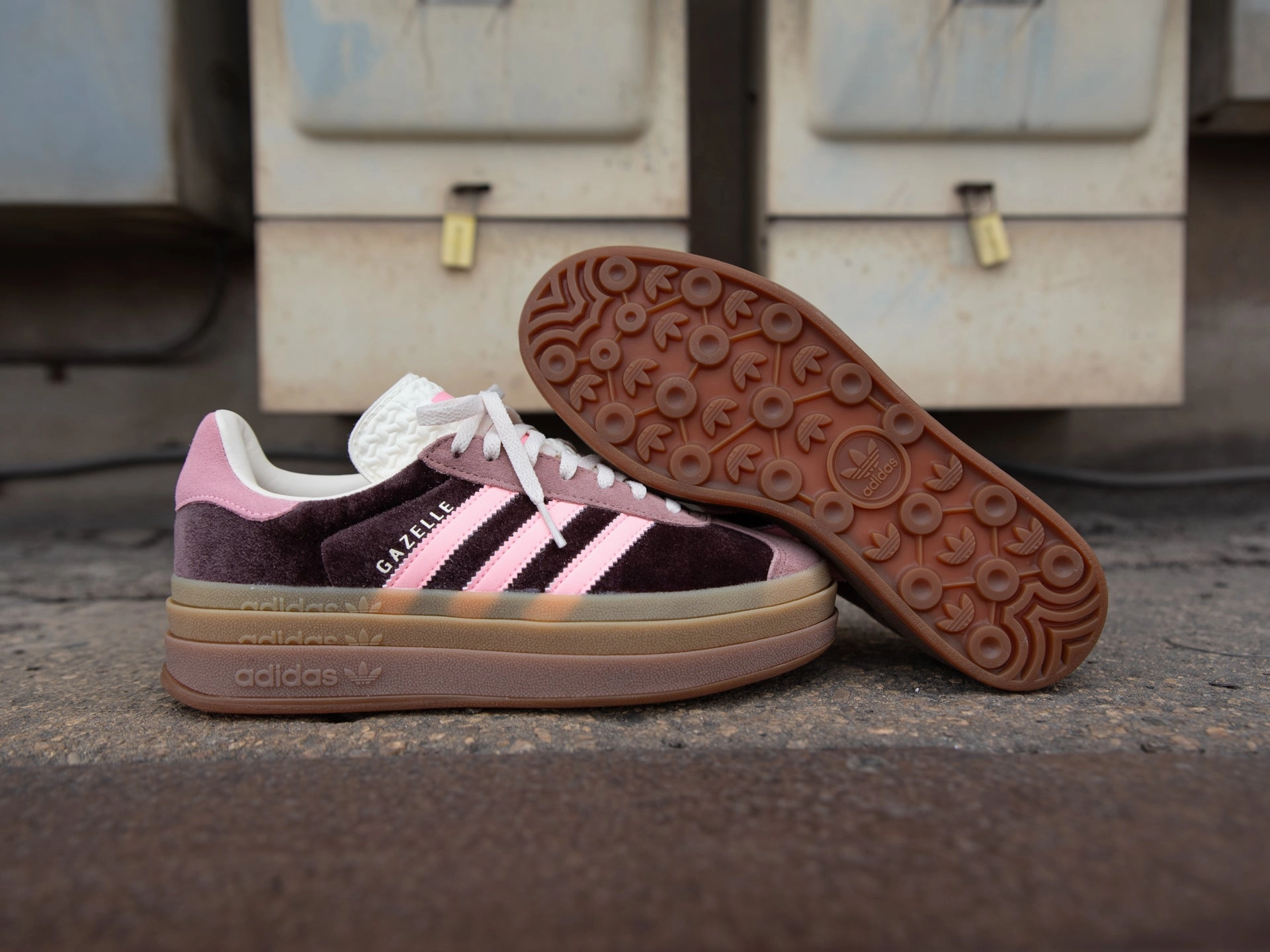Adidas Women's Gazelle Bold 'Shadow Brown/Glow Pink'