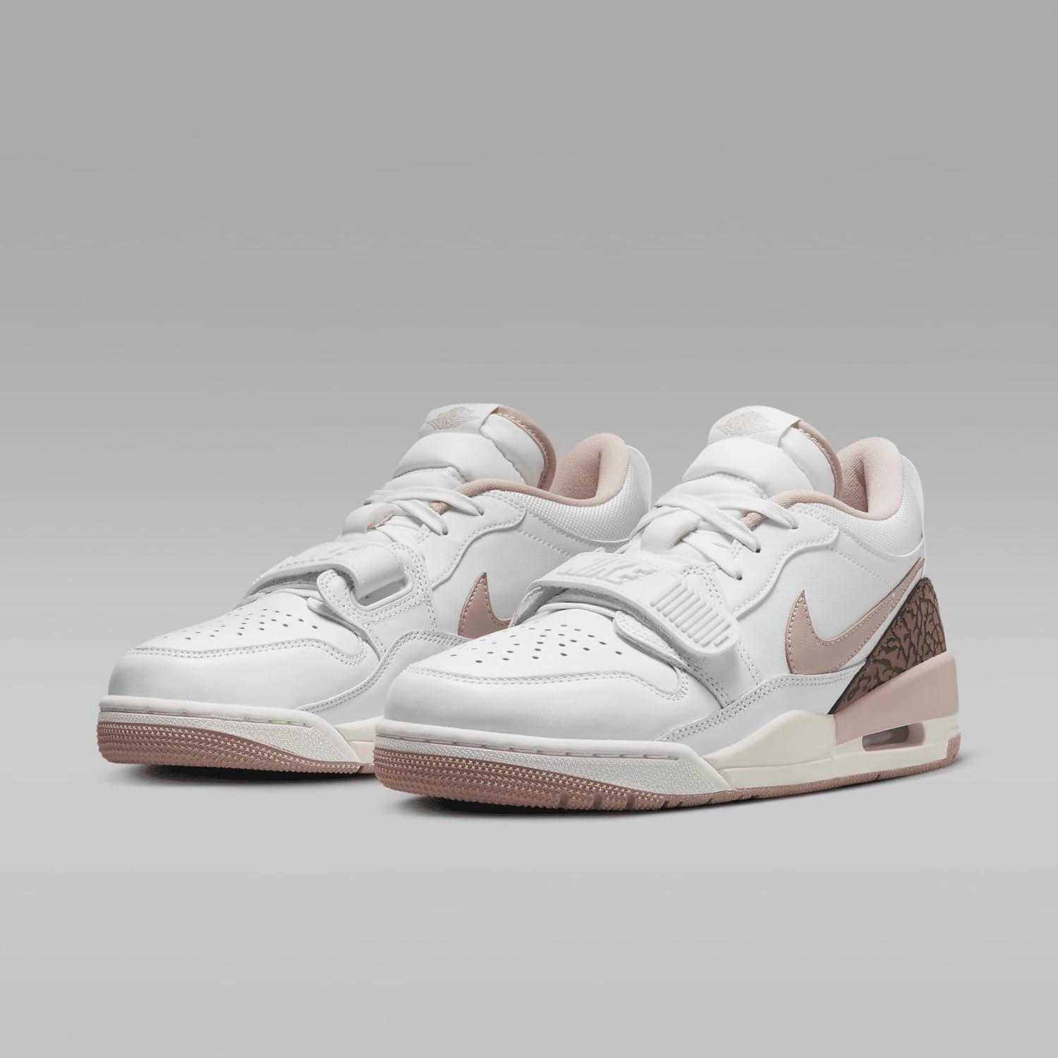 Air Jordan Legacy 312 Low Women's Shoes (FQ7827-116, White/Archaeo Brown/Sail/Pink Oxford)