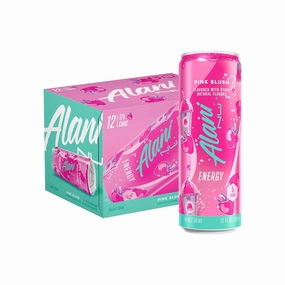 Alani Nu PINK SLUSH Sugar Free Low Calorie Energy Drinks | 200mg Caffeine | Paris Hilton x Alani Nu | Biotin B Vitamins | Zero Sugar | 15 Calories | 12 Fl Oz Cans | 12 Pack