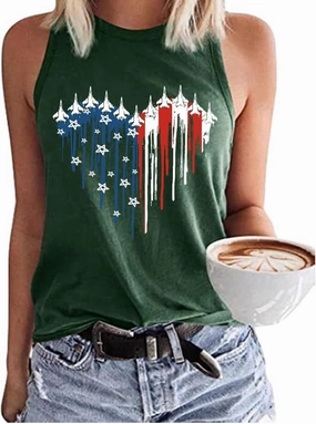 American Flag Fighter Jets Shirt Red White and Blue Air Force Tshirt USA Flag T