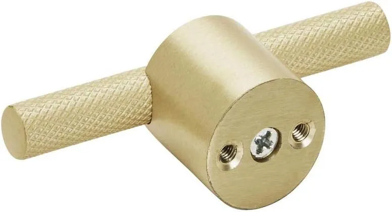 Amerock | Cabinet Pull | Matte Gold | 5/8 inch (16 mm) Center to Center | Transcendent | 1 Pack | Drawer Pull | Drawer Handle | Cabinet Hardware