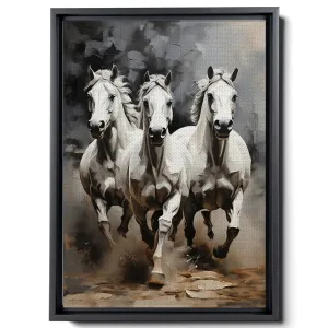 Animal Pictures Wall Art, Desert Running Horses Painting Picture Print on Canvas, Modern Wall Decor, Wildlife Wall Art, Animal Wall Decor, Horses Art Print, Canvas Wall Art, Print