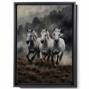 Animal Pictures Wall Art, Desert Running Horses Painting Picture Print on Canvas, Modern Wall Decor, Wildlife Wall Art, Animal Wall Decor, Horses Art Print, Canvas Wall Art, Decor