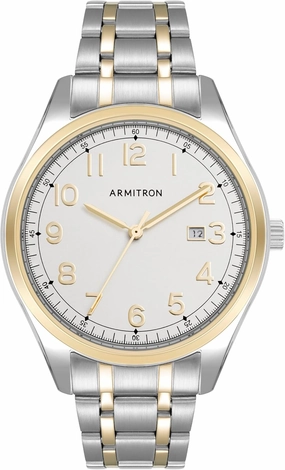 Armitron Men's Date Function Easy to Read Bracelet Watch