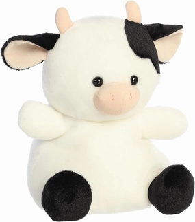 Aurora® Adorable Palm Pals™ Party Sized™ Sweetie Cow™ Stuffed Animal - Fun Collectible Plush for Kids and Adult Collectors - Perfect for Decorating Rooms and Birthday Gifts - White 13 Inches