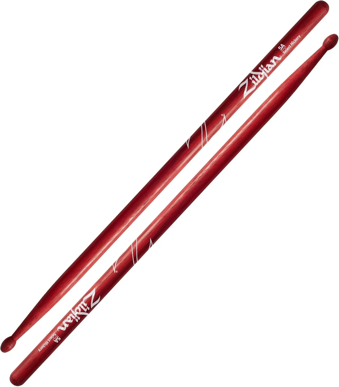 Avedis Zildjian Company 5A Wood Red Drumsticks (Z5AR)
