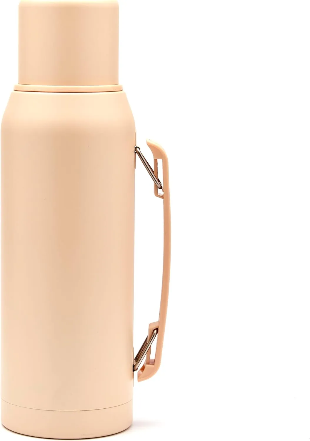 BALIBETOV Thermal Flask for Mate – Vacuum Insulated Double-Wall Stainless Steel – BPA-Free – Thermic Bottle Specially Designed for Use with Mate Cups or Gourds (33.8 fl oz, Champagne)
