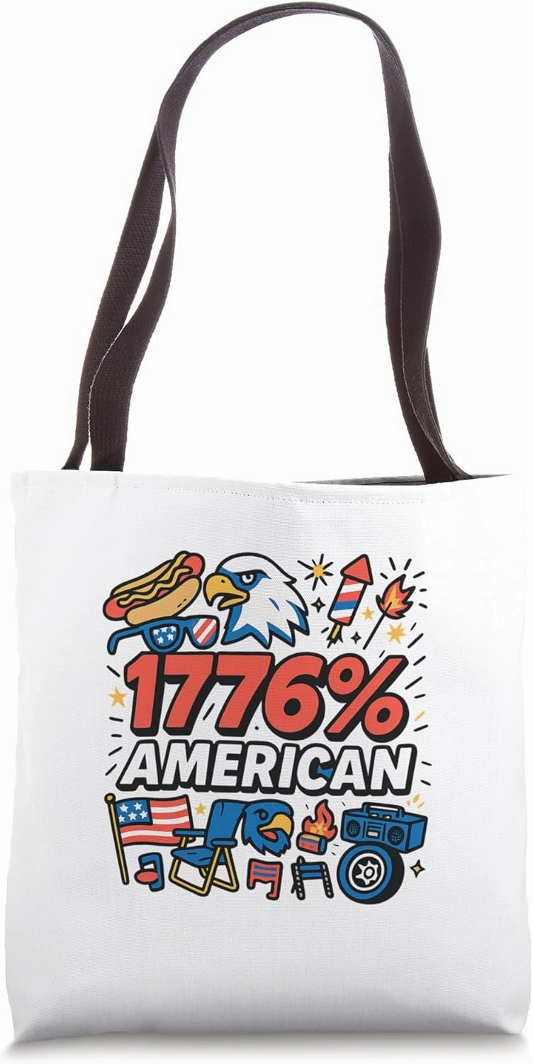Bangin' Since '76 Funny Founding Fathers 4th of July Fourth Tote Bag