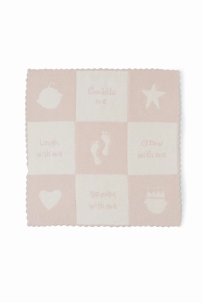 Barefoot Dreams® CozyChic® Cuddle Receiving Blanket, Pink-Pearl, 30"x30"