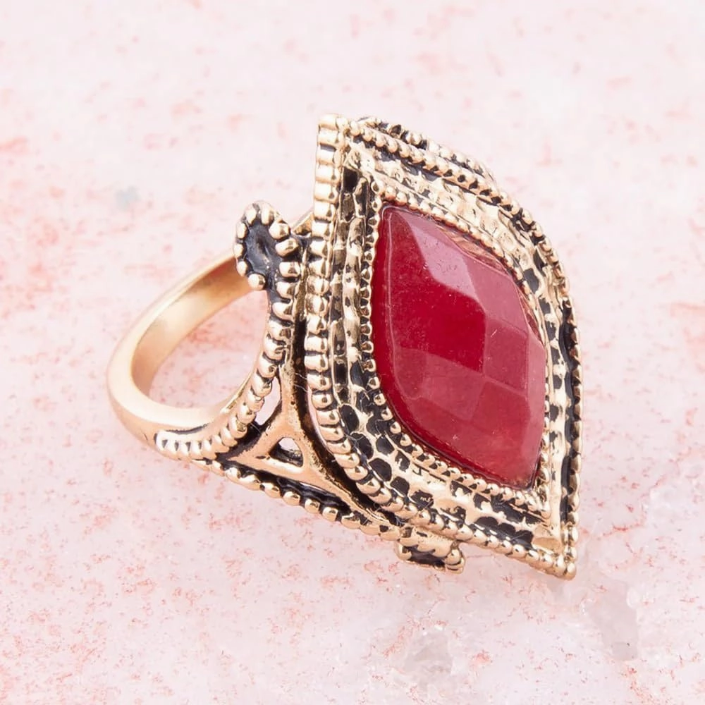 Barse Jewelry Cleopatra Bordeaux Quartz Ring