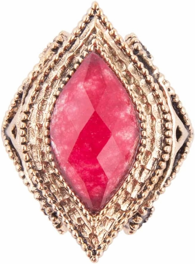 Barse Jewelry Cleopatra Bordeaux Quartz Ring