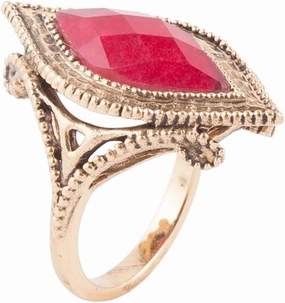 Barse Jewelry Cleopatra Bordeaux Quartz Ring