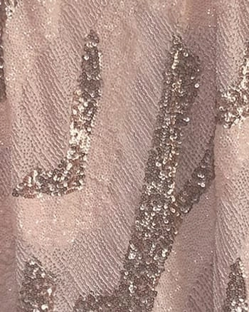 Beaded Cabaret Slip Dress - Champagne | Champagne