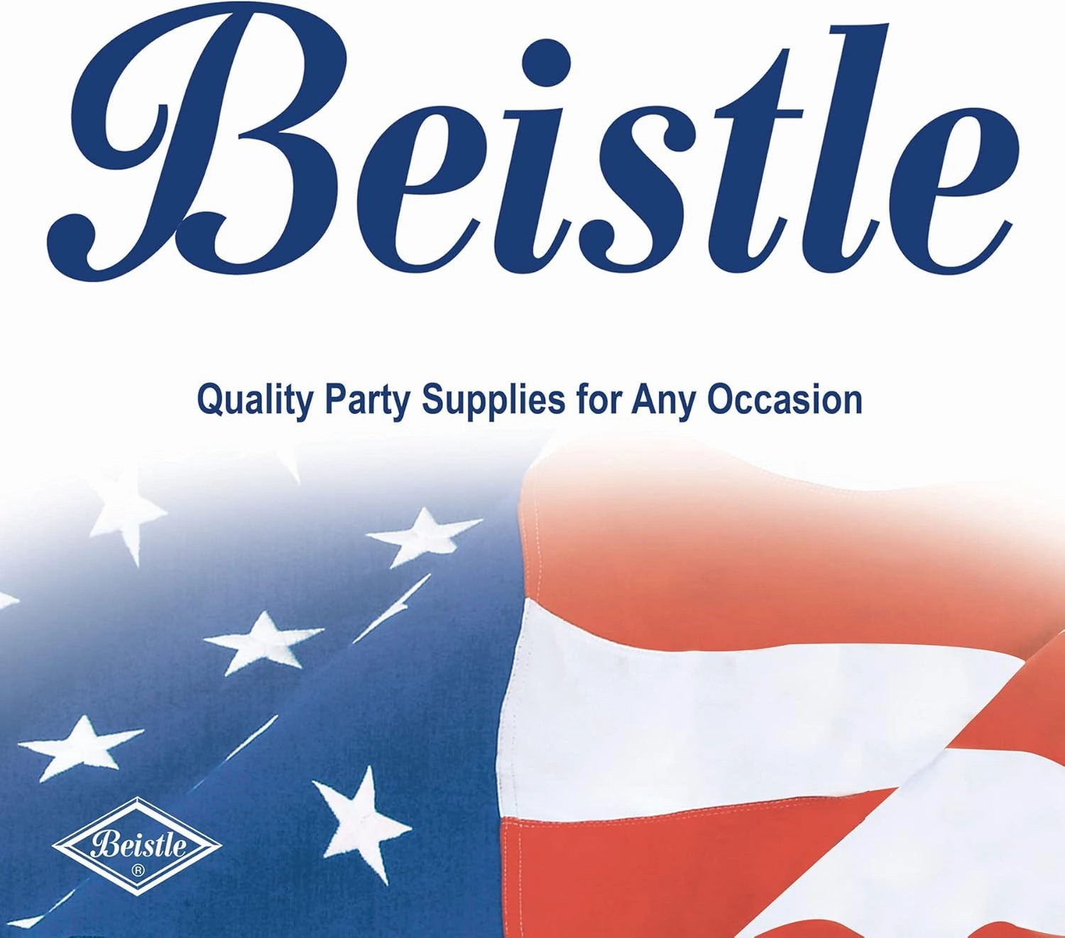 Beistle 2-Pack Plastic Patriotic Table Skirts in Red, White, & Blue, Fourth of July & Memorial Day Party Supplies, France Themed Party Decor, 29" x 14'