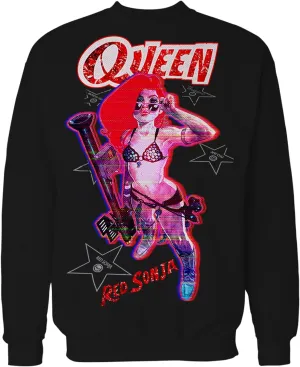 Ben Caldwell Comic Synthwave Queen Glitch Starlet Official Sweater for Men and Women - Multicolours, Sizes S-XXL