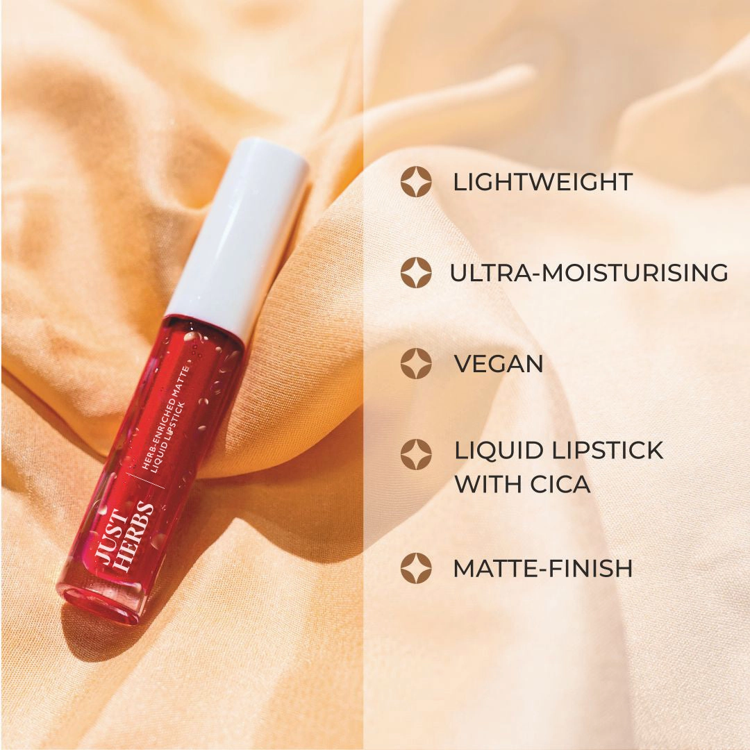 Berry Nude: Herb-enriched Matte Liquid Lipstick