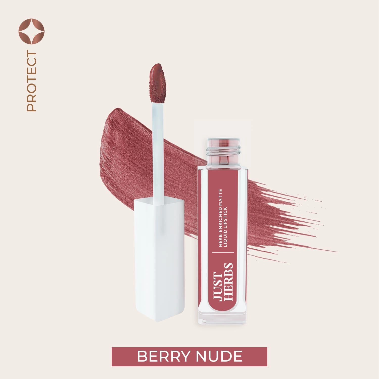 Berry Nude: Herb-enriched Matte Liquid Lipstick