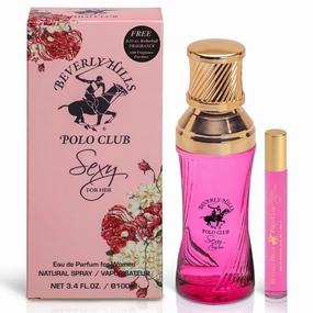 Beverly Hills Polo Club SEXY FOR HER - Perfume for Women with Notes of Citrus, Jasmine and Rose - Fresh & Floral Fragrance Scent - Eau De Parfum Spray 3.40fl.oz / 100ml (Packaging May Vary)