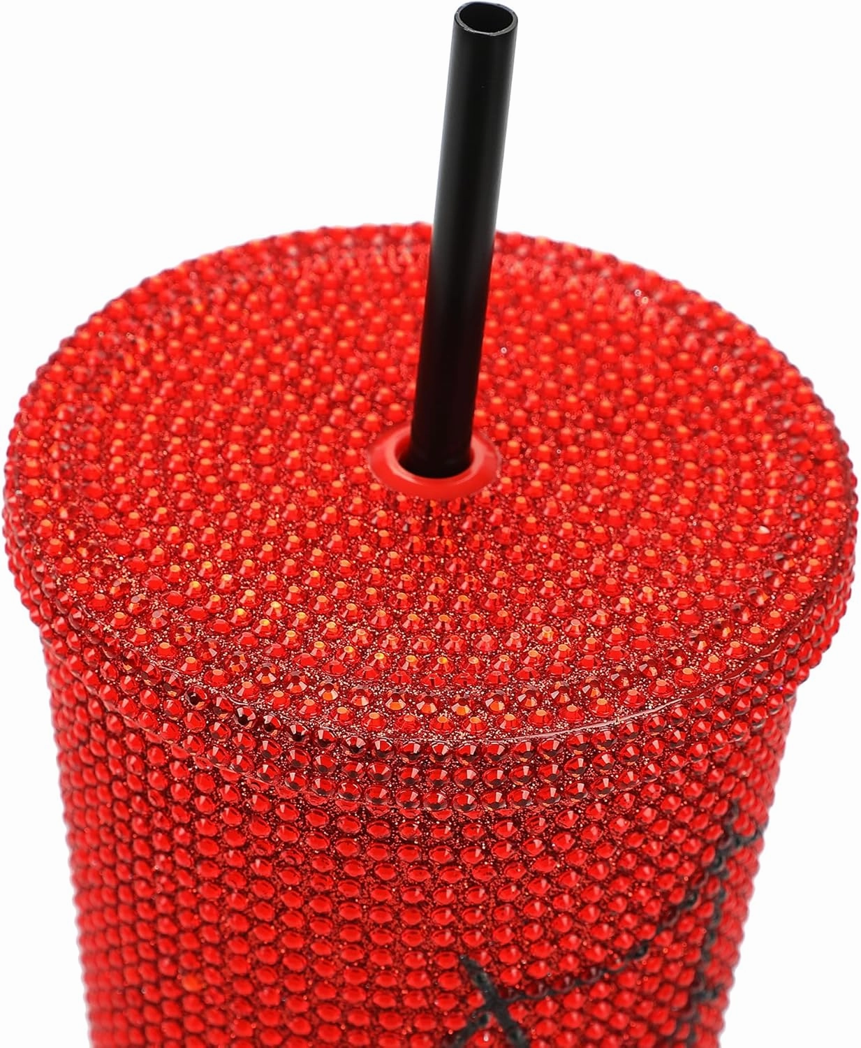 Bioworld Spider-Man Mask & Logo Red 24 Oz Rhinestone-Studded Plastic Cup