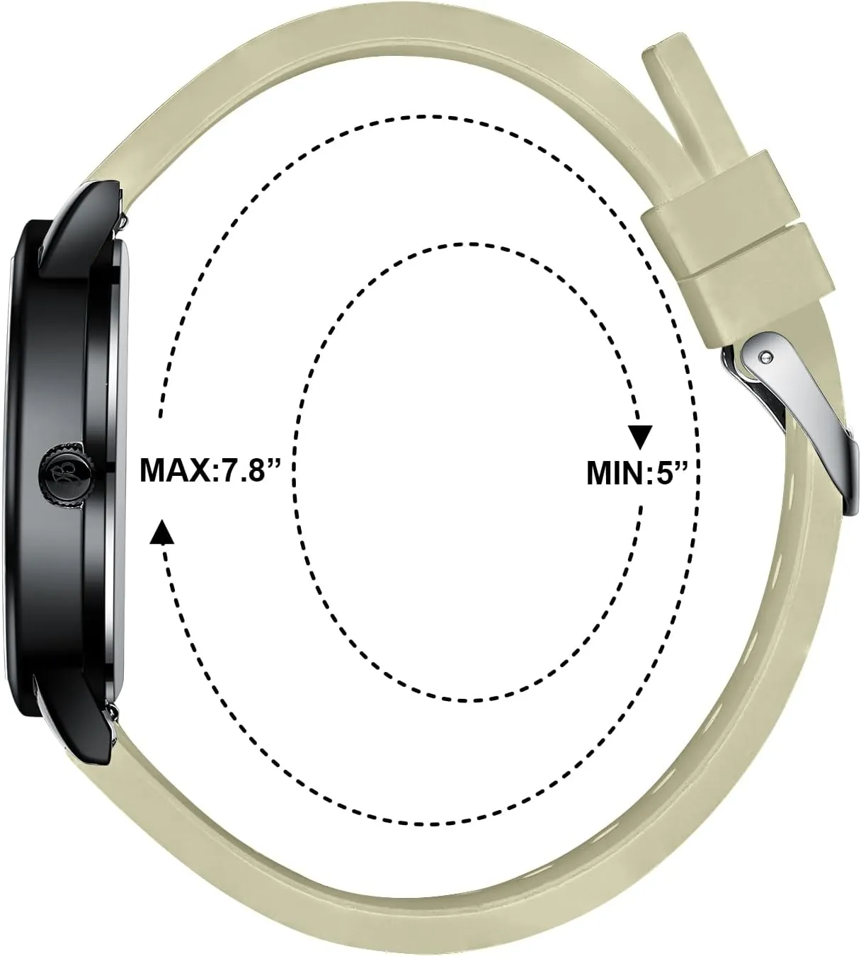 Blekon Original Nurse Watch for Medical Professionals and Students â€“ Various Scrub Colors, Easy Read Dial, Military Time with Second Hand, Silicone Band, 3 ATM Water Resistant