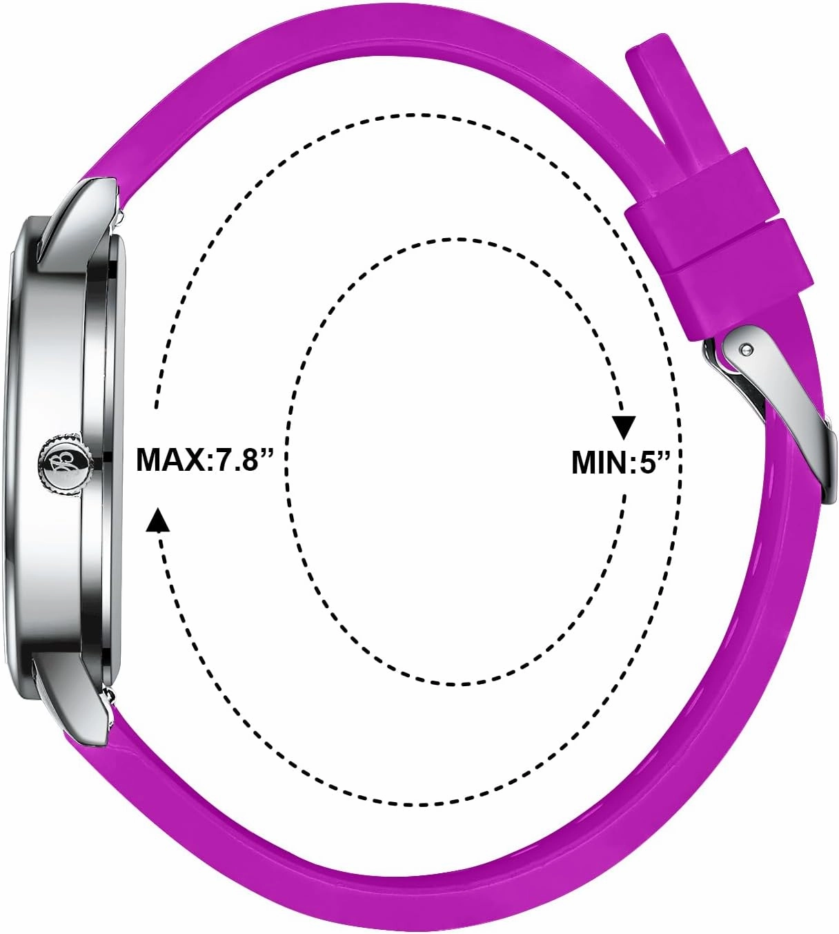 Blekon Original Nurse Watch - Medical Scrub Colors, Detailed Dial w/Pulsometer - Easy Read Dial w/Date Indicator, Second Hand, Water Resistant Watch