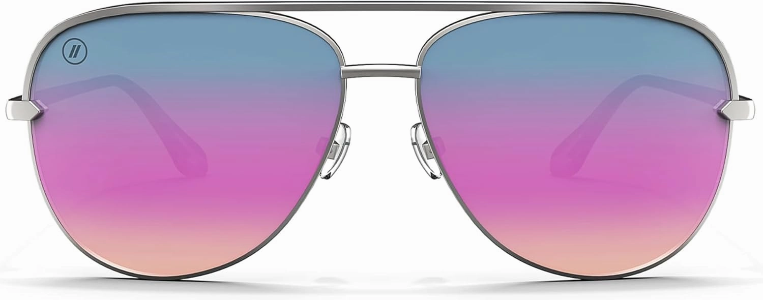 Blenders Eyewear Shadow – Polarized Sunglasses – Modern Aviator-Style, Metal Frames – 100% UV Protection – For Men & Women