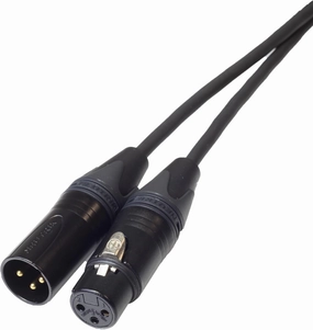 Blue Jeans Cable AES/EBU Balanced Audio Cable, M XLR/F XLR, 10 Foot