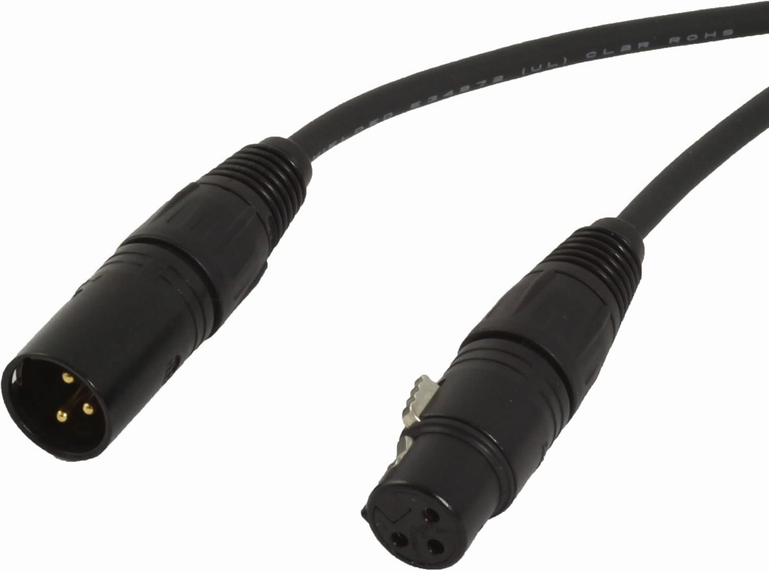 Blue Jeans Cable AES/EBU Balanced Audio Cable, M XLR/F XLR, 15 Foot