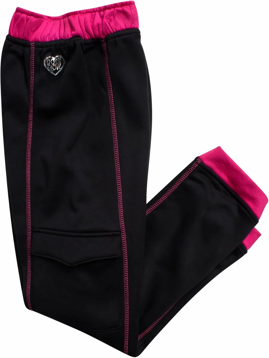 Body Glove Girls' Fleece Jog Set - 2 Piece Cozy Fleece Pullover Hoodie and Jogger Sweatpants (Size: 7-12)